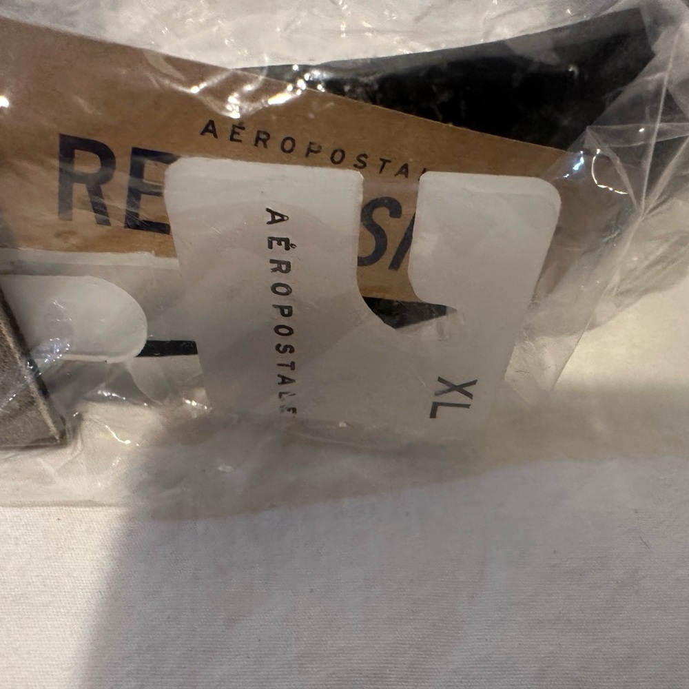 NEW Aeropostale Classic Black Belt XL